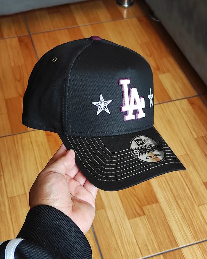 New Era Los Angeles Dodgers Star ✨ black/purple  9 FORTY A-FRAME