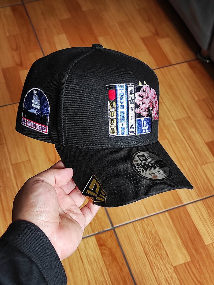 New Era Los Angeles Dodgers Tokyo🇯🇵 Series Black Pink Prime Edition 9FORTY A-FRAME🌸