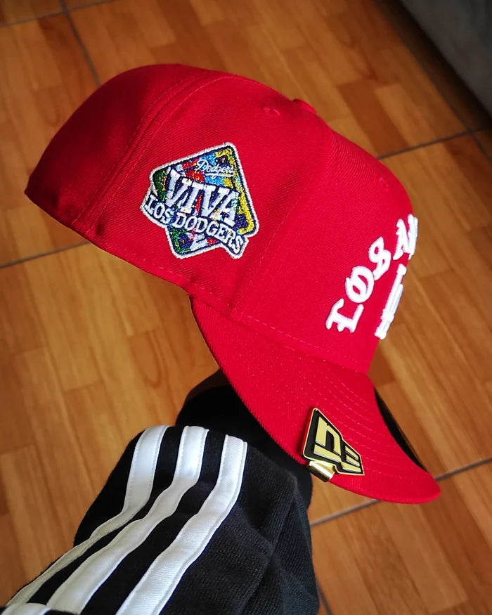 New Era Los Angeles Dodgers viva red edition 59fifty fitted