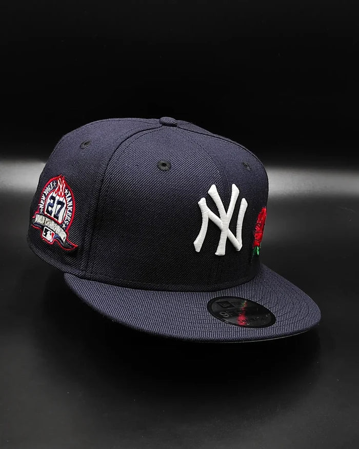 New Era New York Yankees 27world champions colección rose🌹navy 9fifty Snapback - glow in the dark 🔦