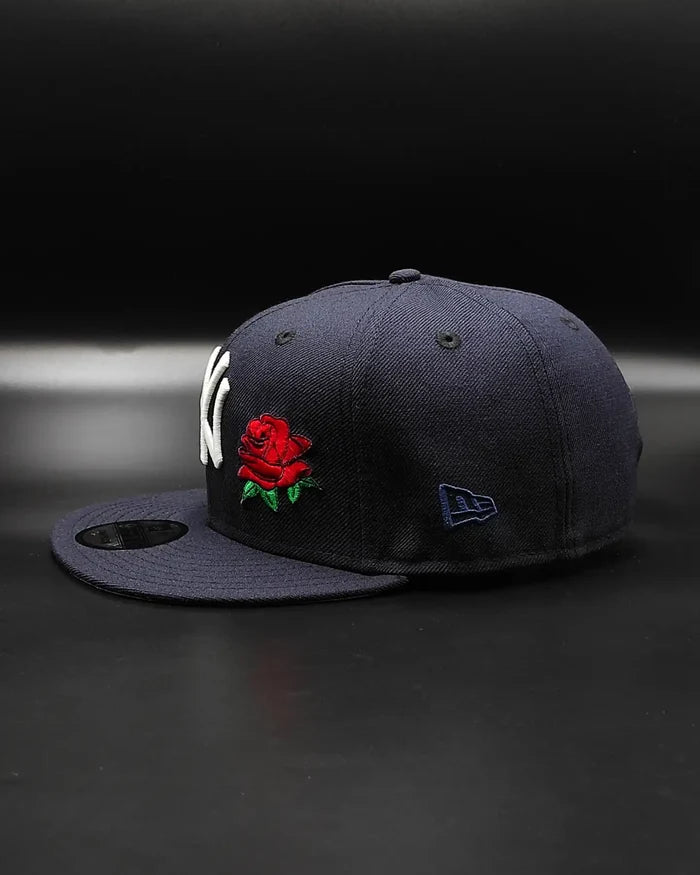 New Era New York Yankees 27world champions colección rose🌹navy 9fifty Snapback - glow in the dark 🔦