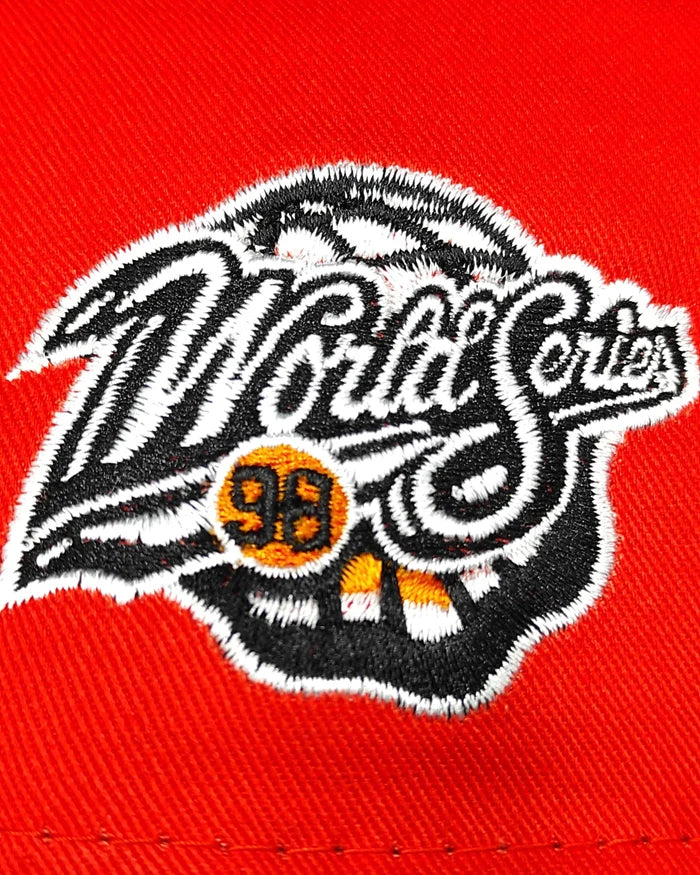 New Era New York Yankees naranja/ negro🎃 Corduroy 9 forty aframe Snapback
