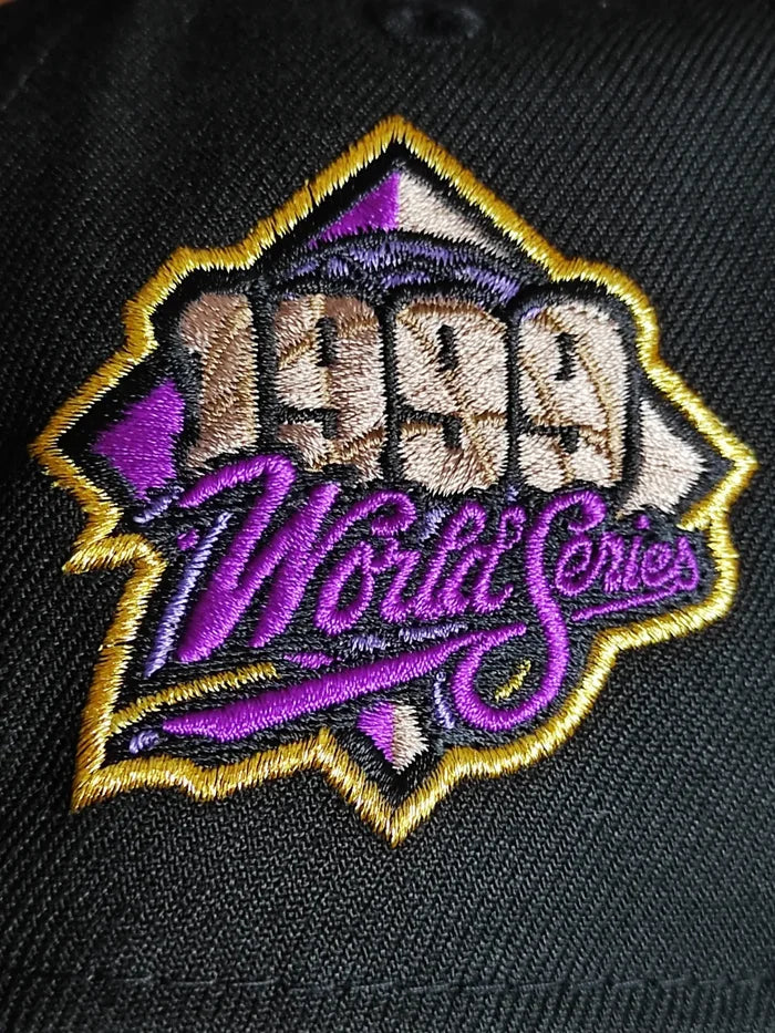 New Era New York Yankees Script World Series 1999 black purple 9Forty A-frame Snapback