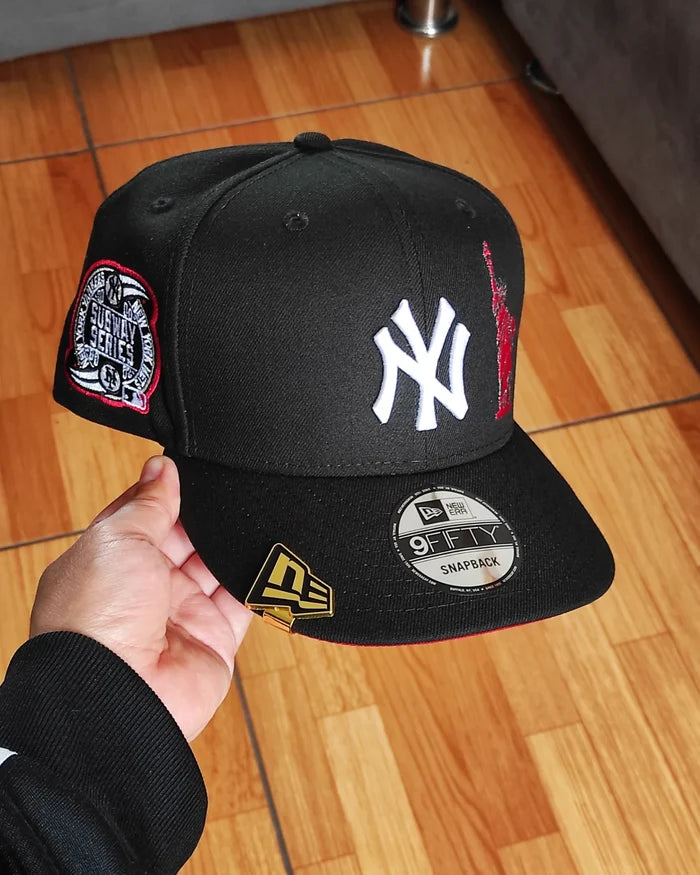 New Era New York Yankees Subway Series colección liberty 🗽 black red 9 FIFTY Snapback