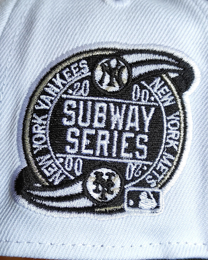 New Era New York Yankees vs Mets Subway Series black and White 9 FIFTY Snapback