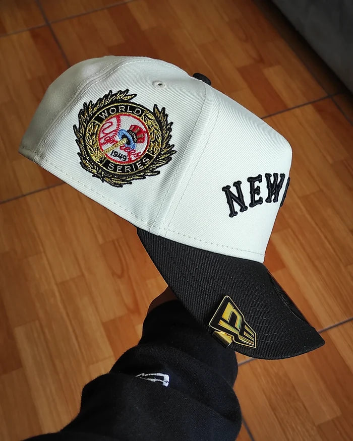 New Era New York Yankees World Series 1949 Chrome Prime Two Tone Edition 9Forty A Frame Snapback Hat