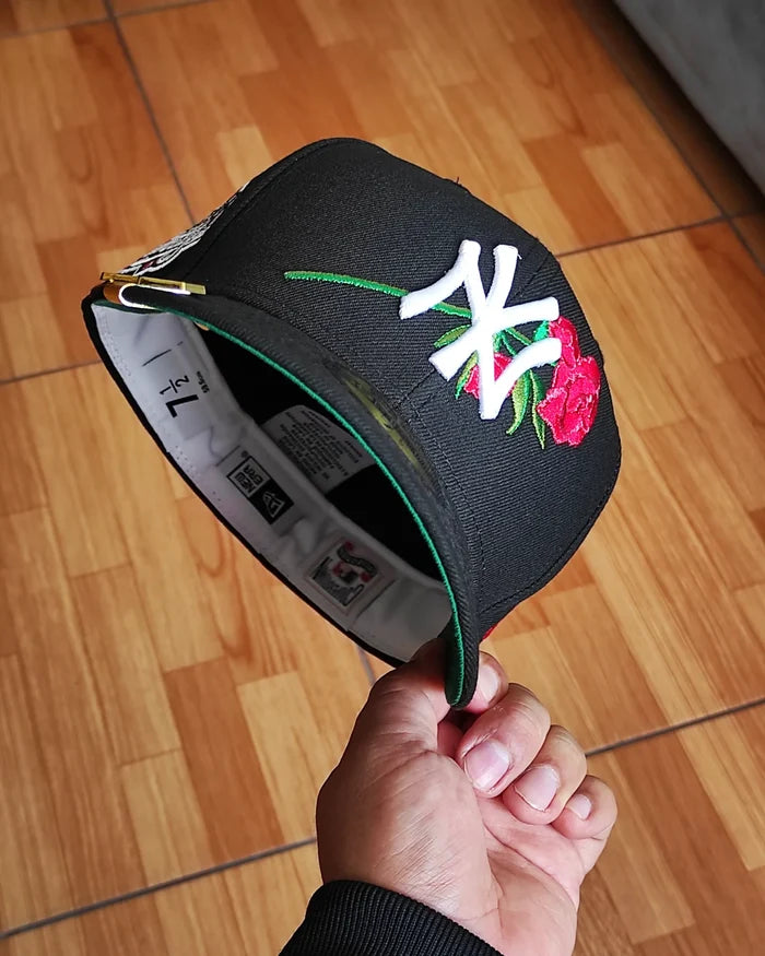 New Era New York Yankees World Series 1999 Black Rose Edition 59Fifty Fitted Hat