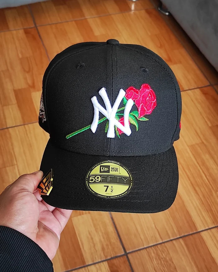 New Era New York Yankees World Series 1999 Black Rose Edition 59Fifty Fitted Hat