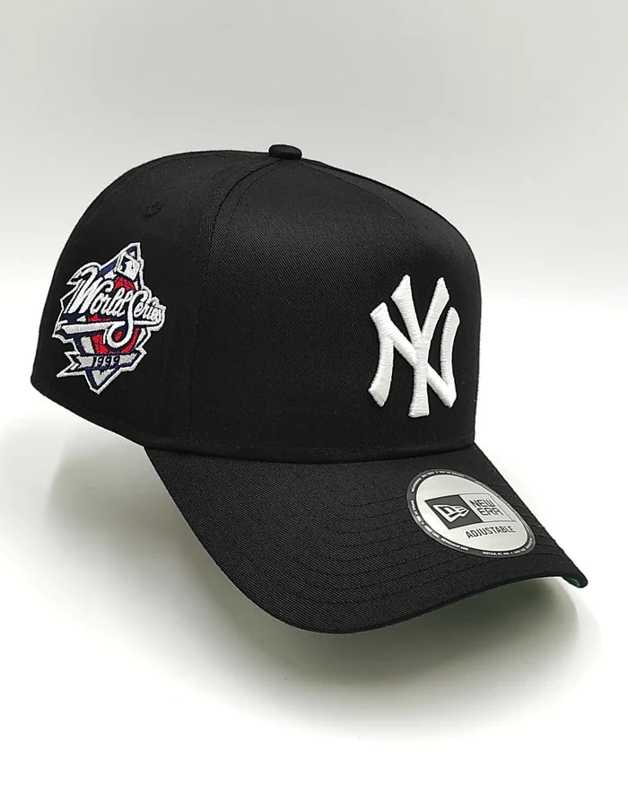 New era New york yankees world series 1999 black throwback edition 9forty aframe snapback hat