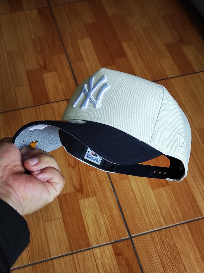 New era new York Yankees World Series 1999, Chrome navy 9forty A-FRAME SNAPBACK