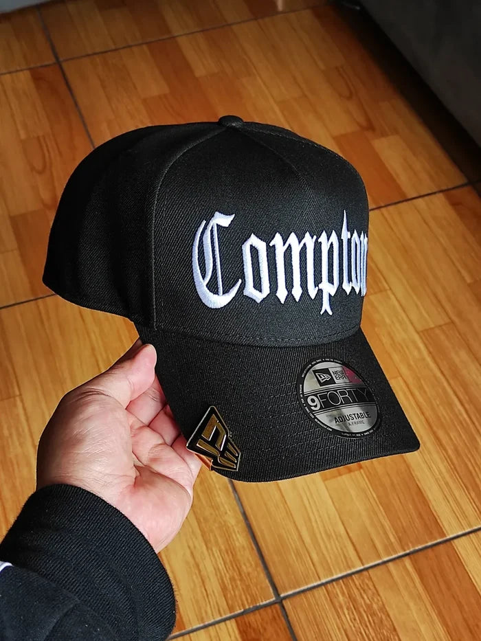 New Era of Compton black 9Forty A-frame Snapback