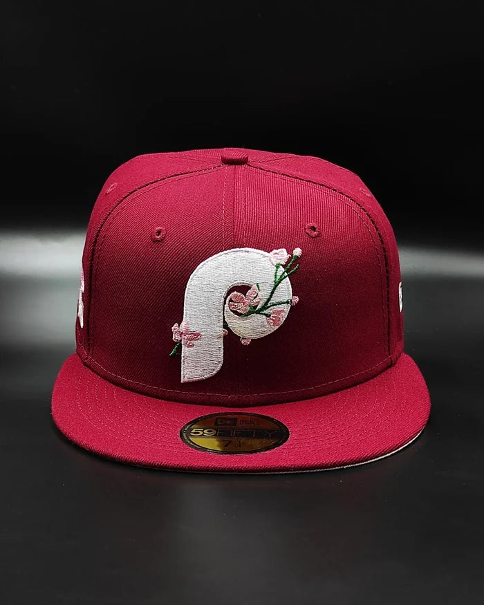 New Era Philadelphia Phillies 1980 World Series Bloom Pink - 59FIFTY Fitted