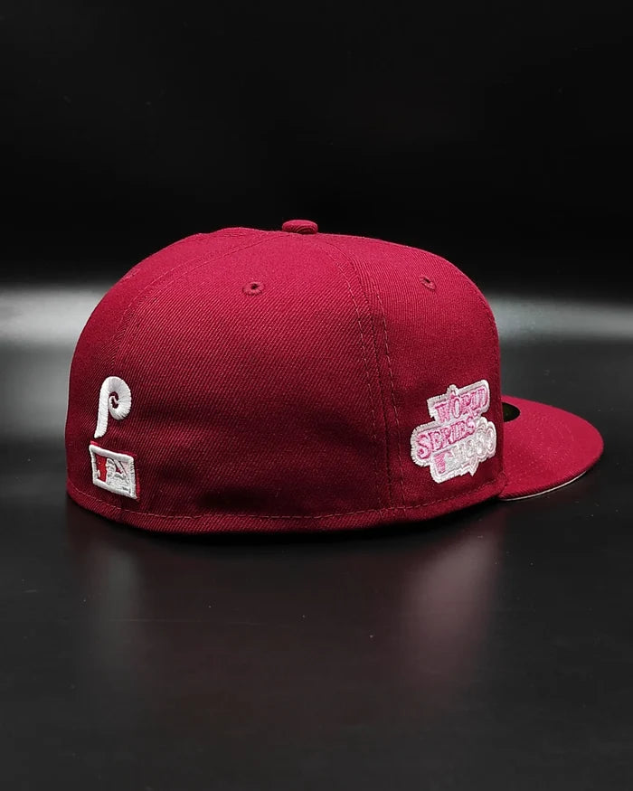 New Era Philadelphia Phillies 1980 World Series Bloom Pink - 59FIFTY Fitted