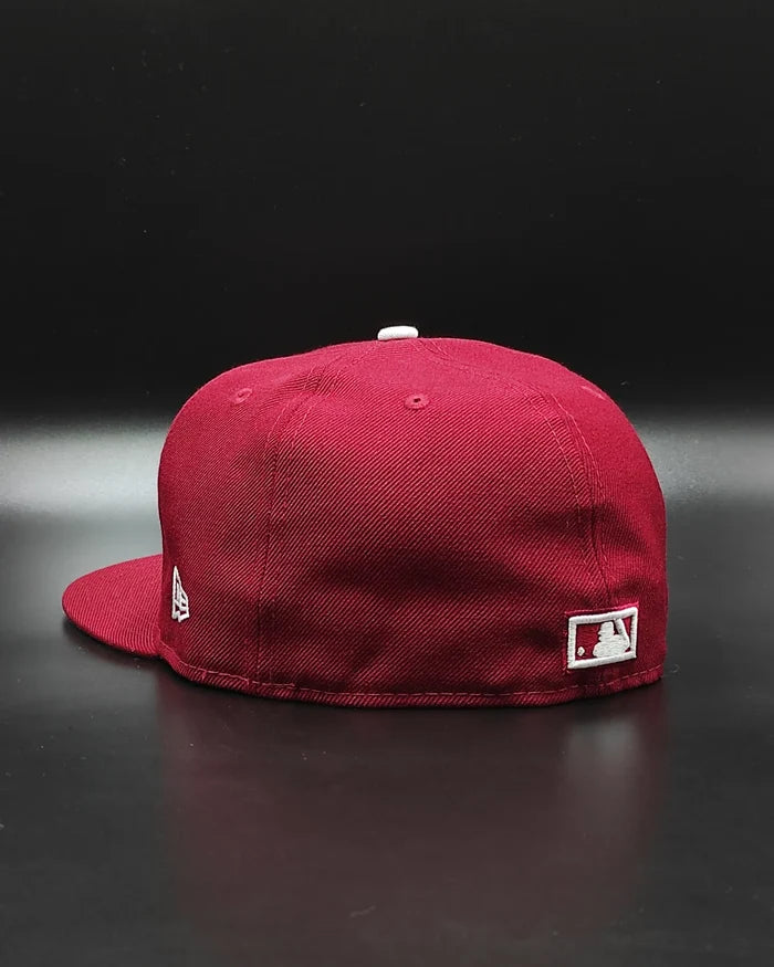 New Era Philadelphia Phillies   Retro Fitted - Cardinal, White