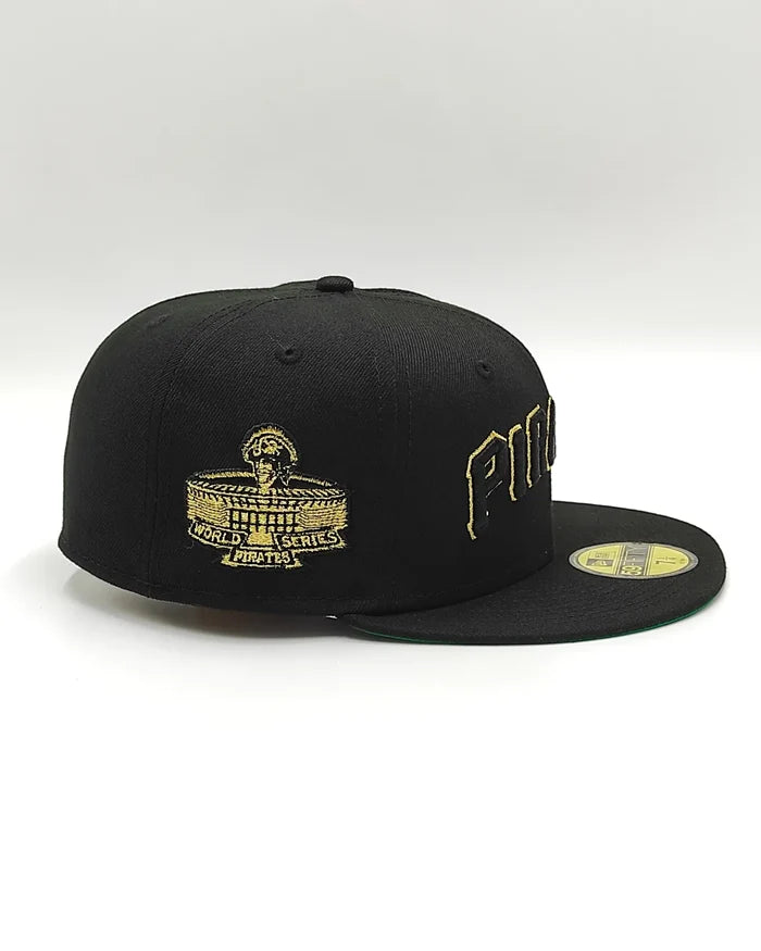 New Era Pittsburgh Pirates world series 1971 black gold throwback edition 59fifty fitted hat