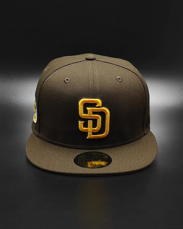 New Era San Diego padres 50th anniversary brown yellow edition 59fifty fitted hat