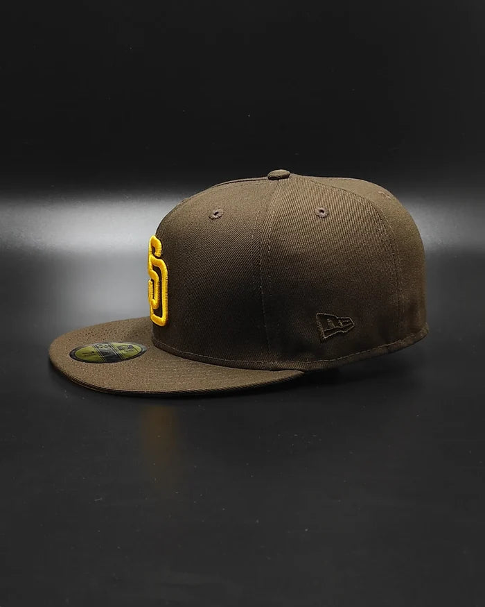 New Era San Diego padres 50th anniversary brown yellow edition 59fifty fitted hat