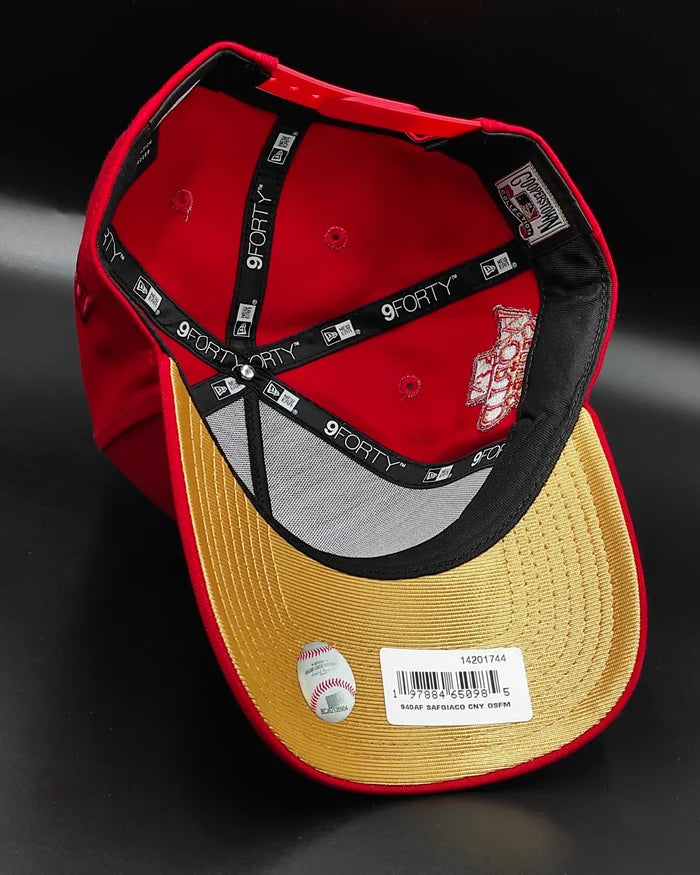 New era San Francisco Gigantes colección año del dragón 9 FORTY AFRAME color rojo🐉🈵