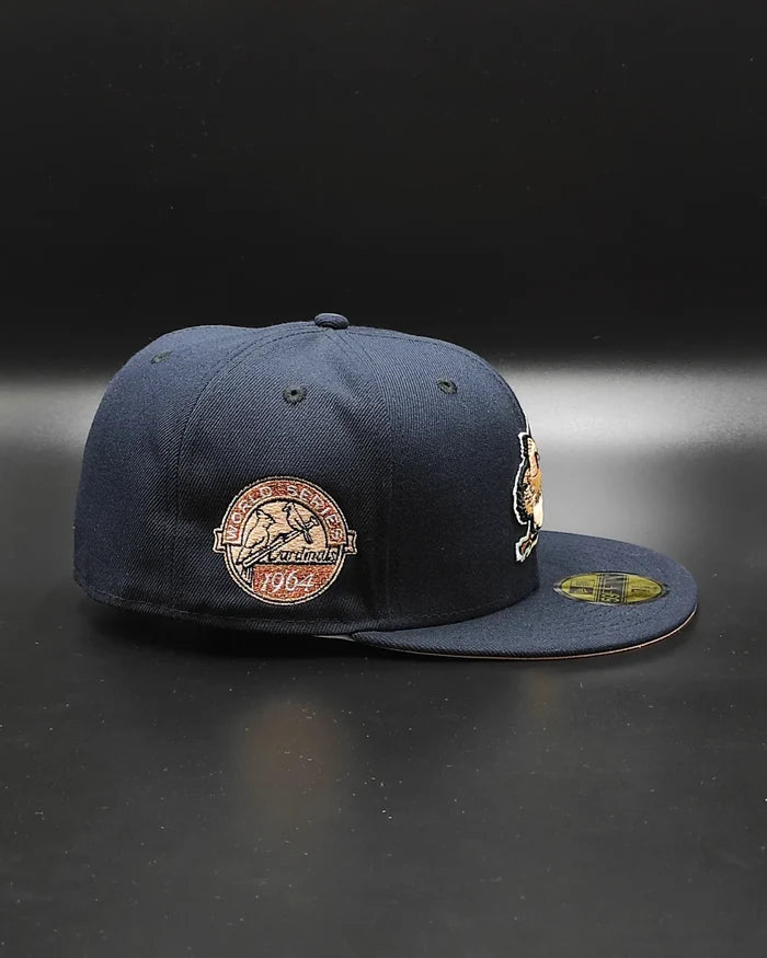 New Era st. louis cardinals world series 1967 navy peach edition 59fifty fitted cap