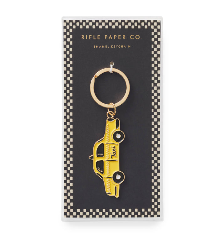 New York Enamel Keychain
