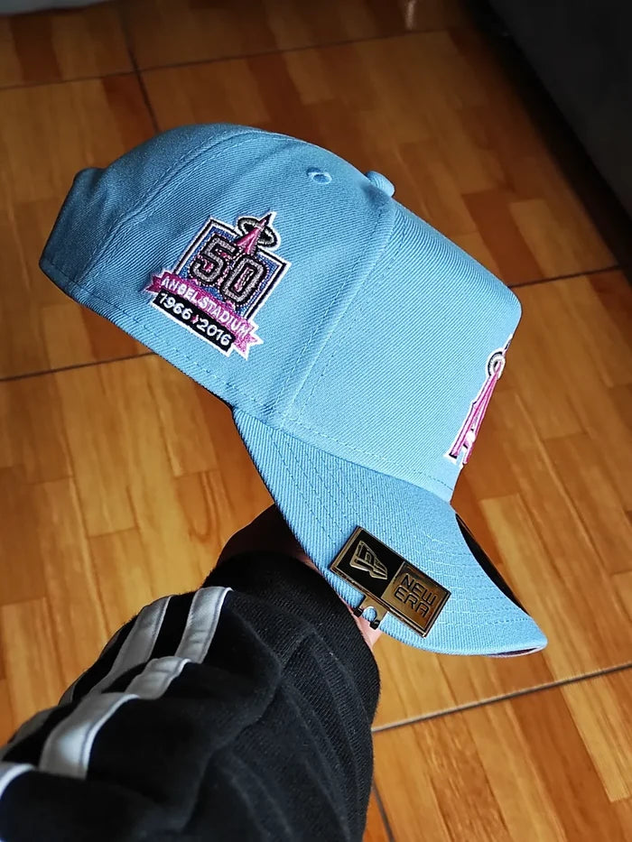NewEra Anaheim Angels 50TH aniversario blue sky 9Forty A-FRAME SNAPBACK