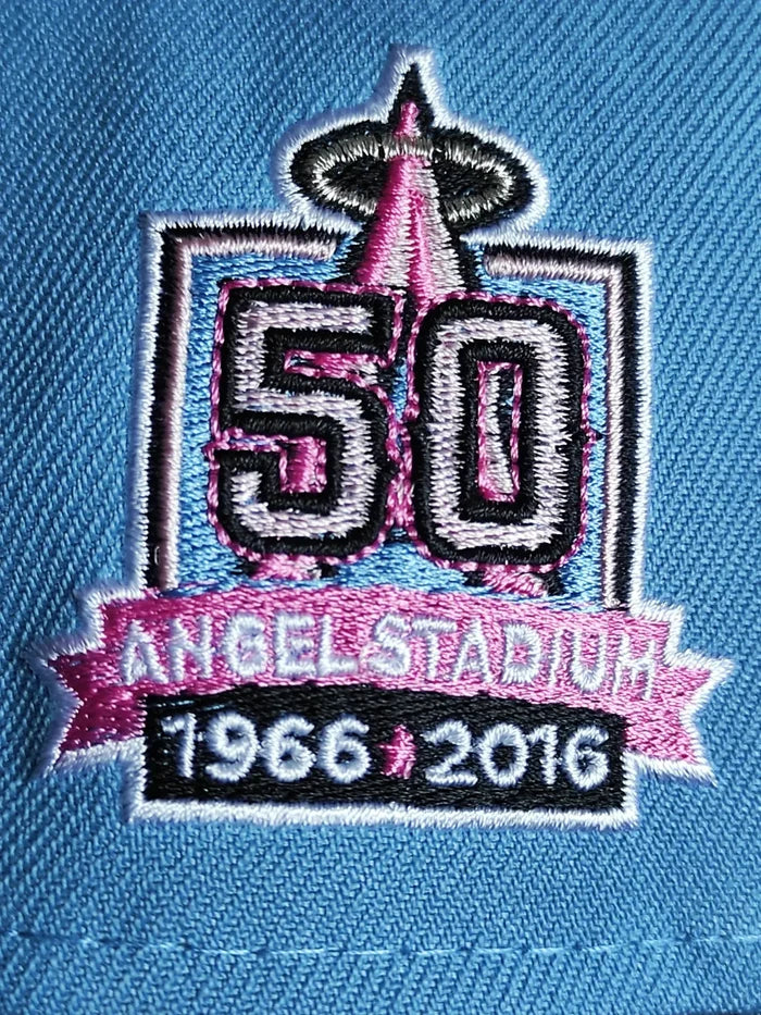 NewEra Anaheim Angels 50TH aniversario blue sky 9Forty A-FRAME SNAPBACK