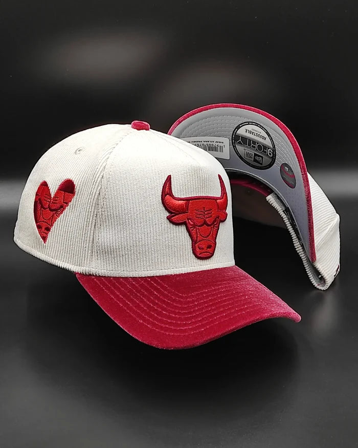 Newera Chicago Bulls Corduroy velvet  9 forty aframe Snapback