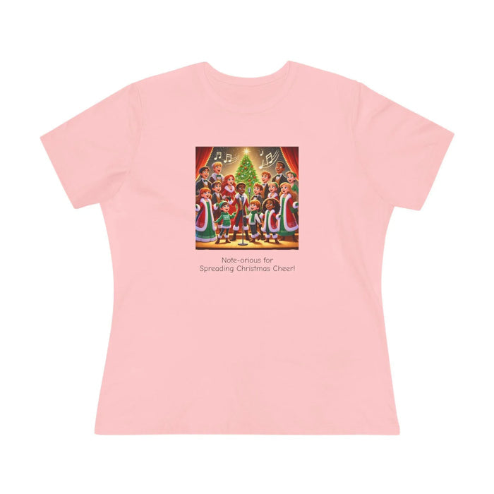 Note-orious for Spreading Christmas Cheer! - Women's Tee - Whippie's