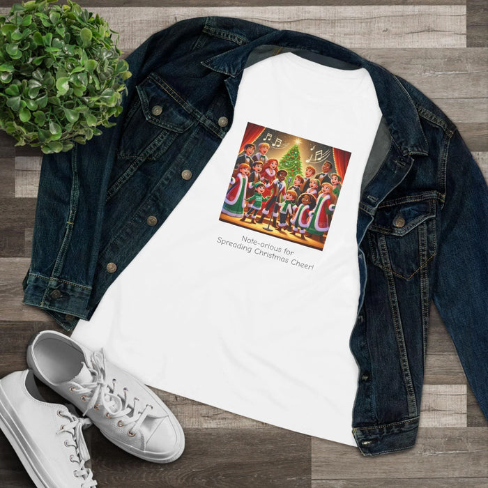 Note-orious for Spreading Christmas Cheer! - Women's Tee - Whippie's
