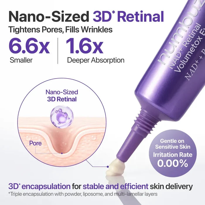 Numbuzin No.9 NAD+ Retinal Volumetox Eye Cream Tube 20Ml