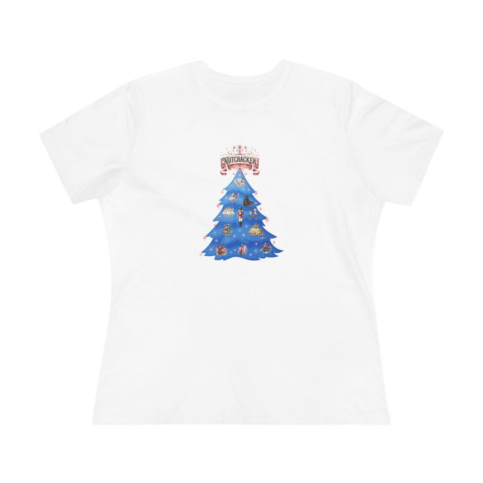Nutcracker Christmas Tree - A Festive Affair! 🎄✨ Women's Softstyle Tee - Whippie's
