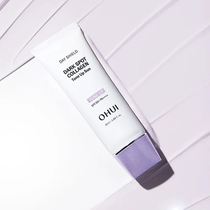 [O HUI] Day Shield Dark Spot Collagen Tone Up Sun SPF 50+ PA++++ 30ml