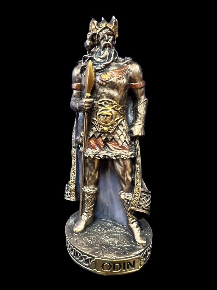 Odin, Norse God, the All-Father, Miniature Statue by Veronese Design - Raven's Cauldron
