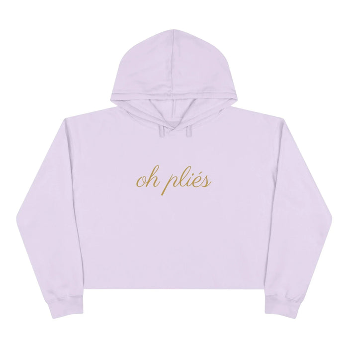 ✨ Oh Pliés ✨ Women's Cropped Hoodie 💖 - Whippie's