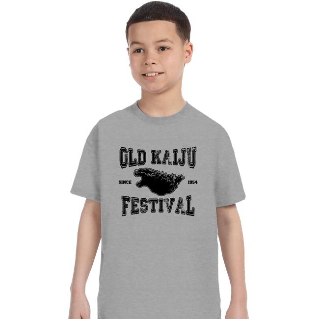 Shirts T-Shirts, Youth / XS / Sports Grey Old Kaiju Festival