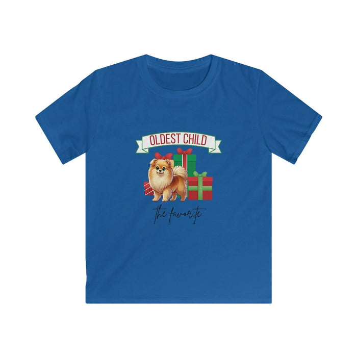 Oldest Child, The Favorite 🎁🐶 Pomeranian - Kids' Tee! 🎁👑 - Whippie's