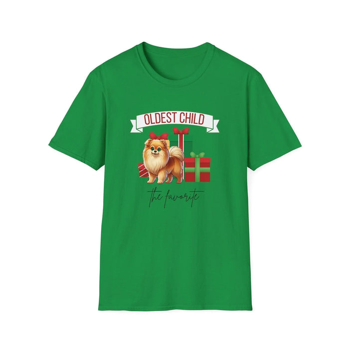 Oldest Child, The Favorite 🎁🐶 Pomeranian - Unisex Tee! 🎁👑 - Whippie's