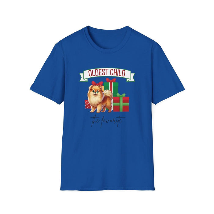 Oldest Child, The Favorite 🎁🐶 Pomeranian - Unisex Tee! 🎁👑 - Whippie's