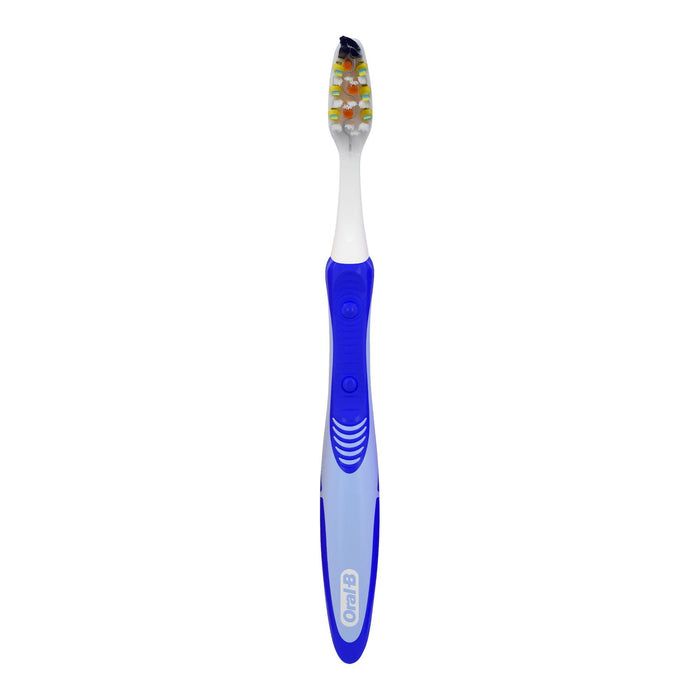 Oral-B Pulsar 3D White Battery Powered Toothbrush, Medium, 4 Count