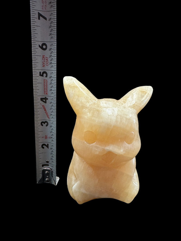 Orange Calcite Pikachu - 5 Inch - Raven's Cauldron