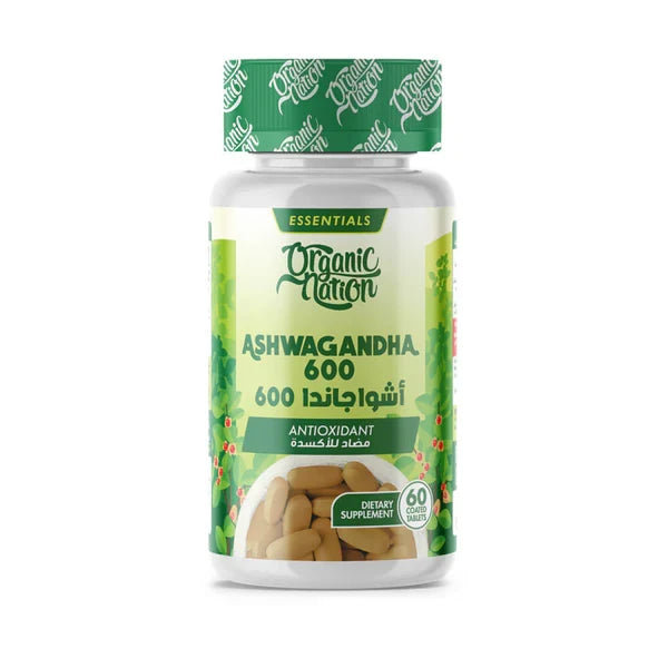 Organic Nation Ashwagandha 600 60Tablets