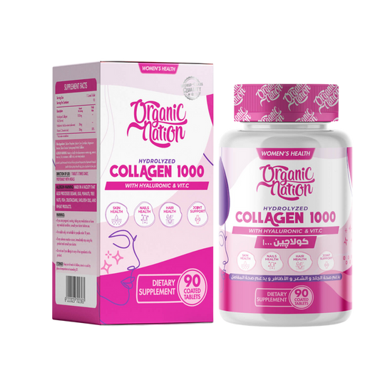 Organic Nation Hydrolyzed Collagen 1000 -90 Tablets