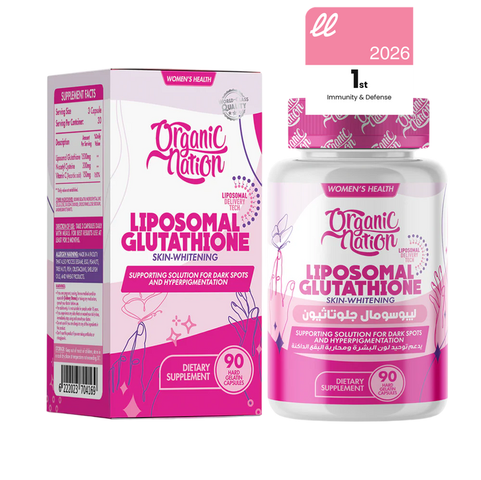 Organic Nation Liposomal Glutathione 90capsules