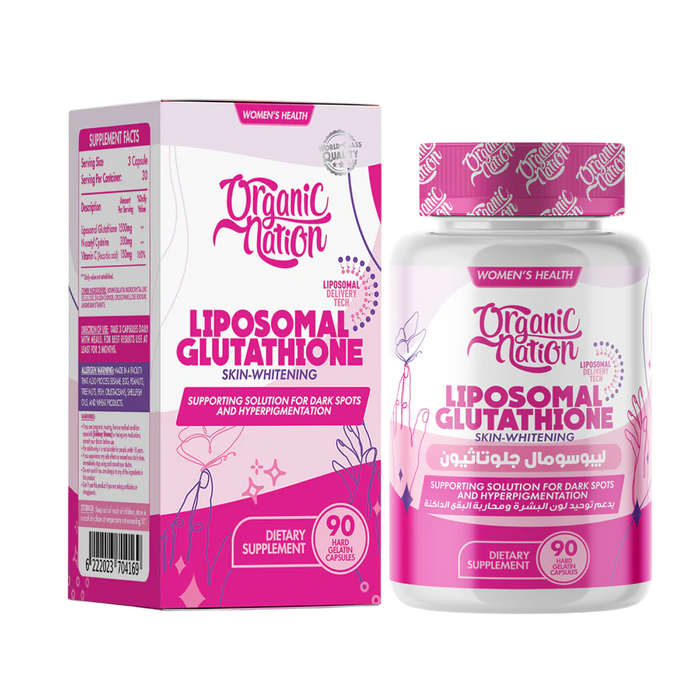 Organic Nation Liposomal Glutathione 90capsules