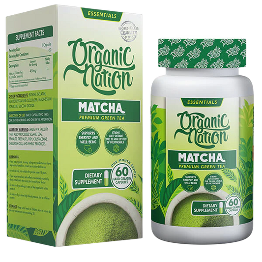 Organic Nation Matcha Premium 60capsules