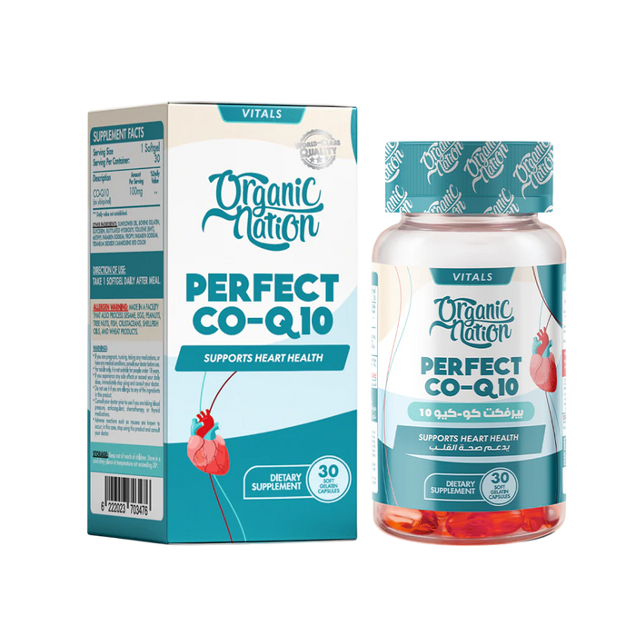 Organic Nation Perfect Co-Q10 30Soft Gelatin Capsules