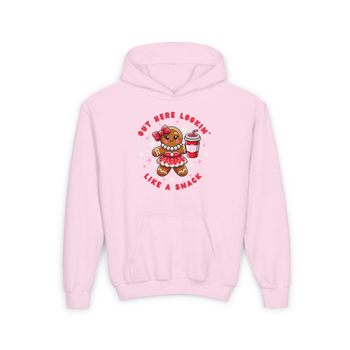 Out Here Lookin' Like a Snack 🍪 ☕ Youth Hoodie 🎄 - Whippie's