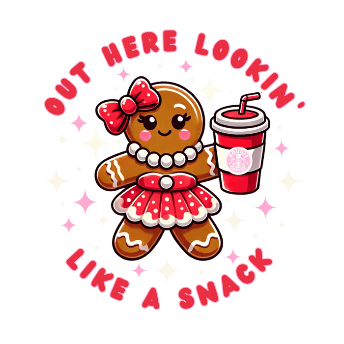Out Here Lookin' Like a Snack 🍪 ☕ Youth Hoodie 🎄 - Whippie's
