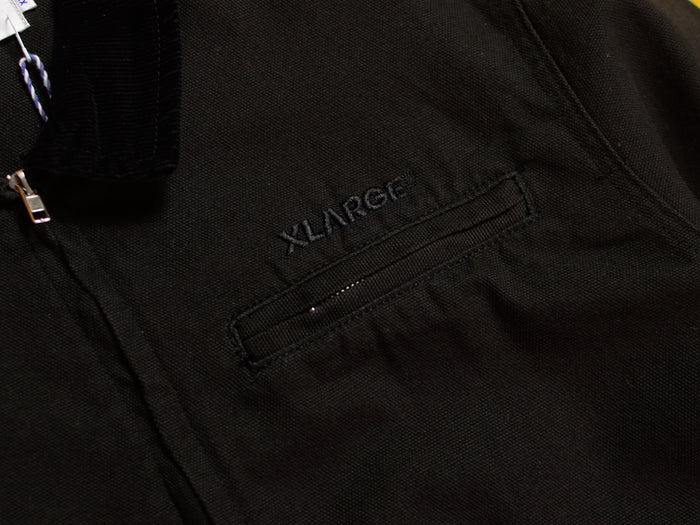 Overdyed Canvas Jacket - Black