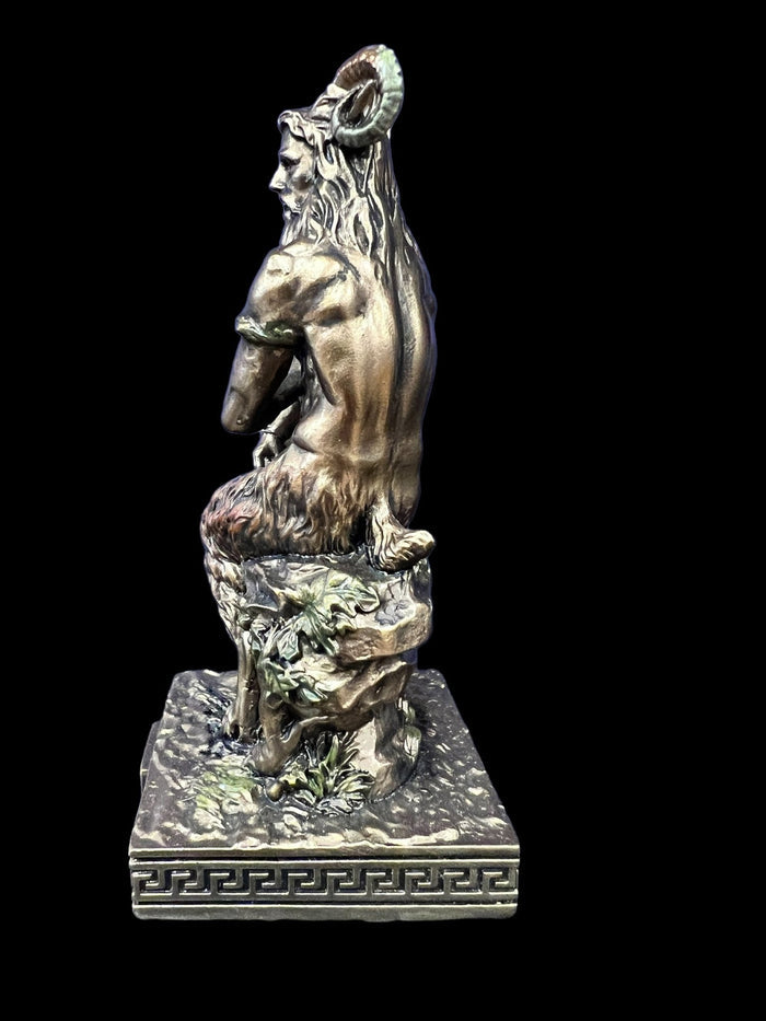 Pan, Greek God of the Wild, Miniature Statue by Veronese Design - Raven's Cauldron